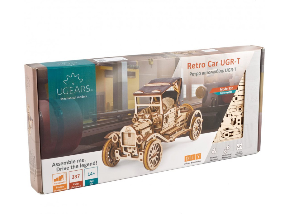 UGEARS 3D puzzle Retro car UGR-T 337 dielikov