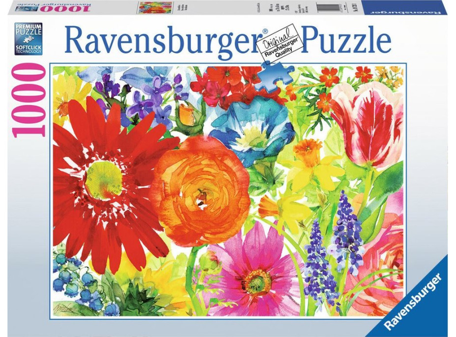 RAVENSBURGER Puzzle Kvety 1000 dielikov