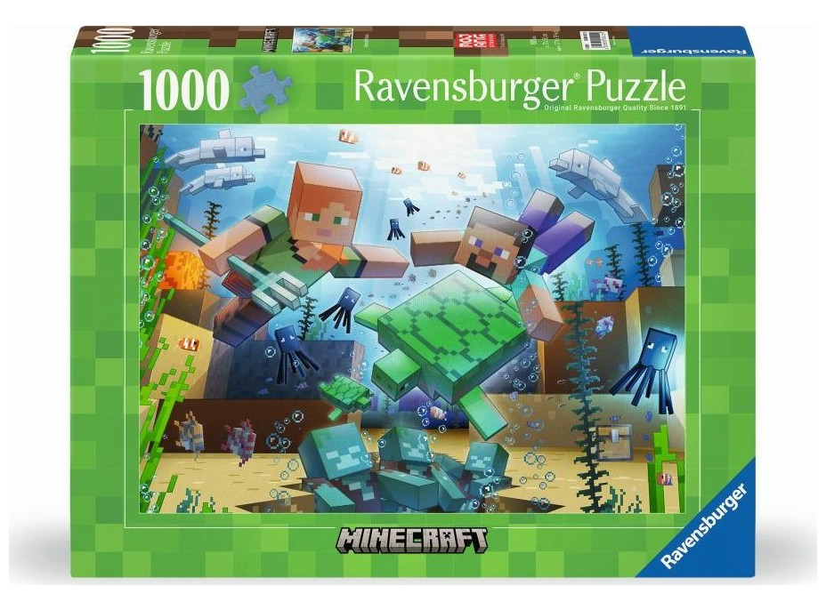 RAVENSBURGER Puzzle Minecraft 1000 dielikov