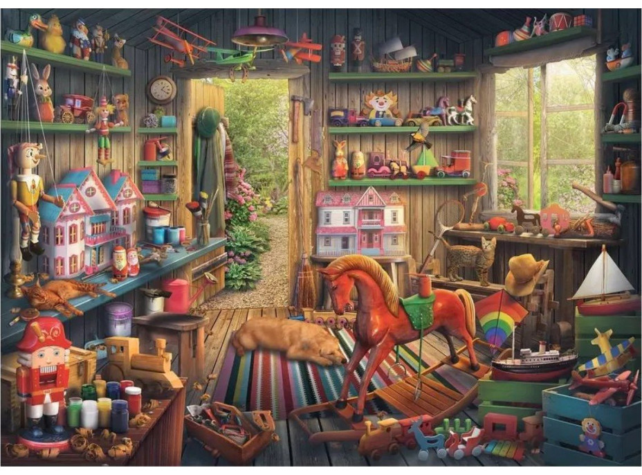 RAVENSBURGER Puzzle Nostalgické hračky 1000 dielikov