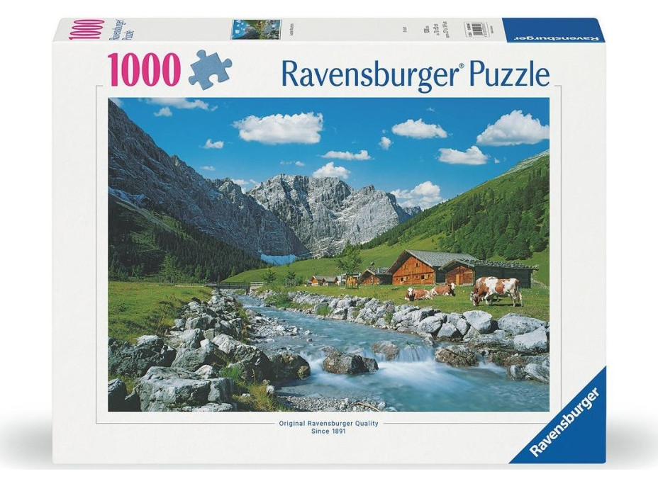 RAVENSBURGER Puzzle Pohorie Karwendel, Rakúsko 1000 dielikov