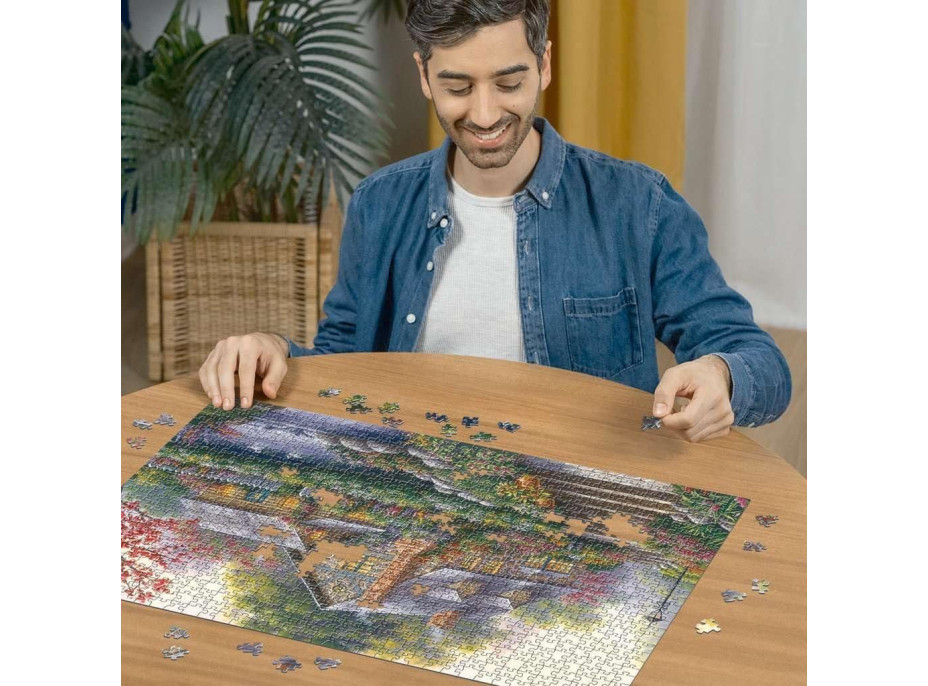 RAVENSBURGER Puzzle Romantická chata 1000 dielikov