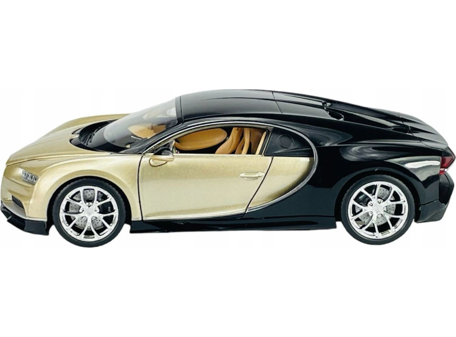 Welly Bugatti Chiron 1:24 zlato-čierne