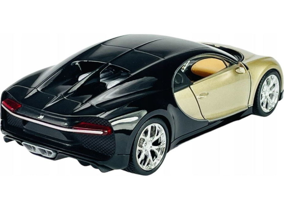 Welly Bugatti Chiron 1:24 zlato-čierne