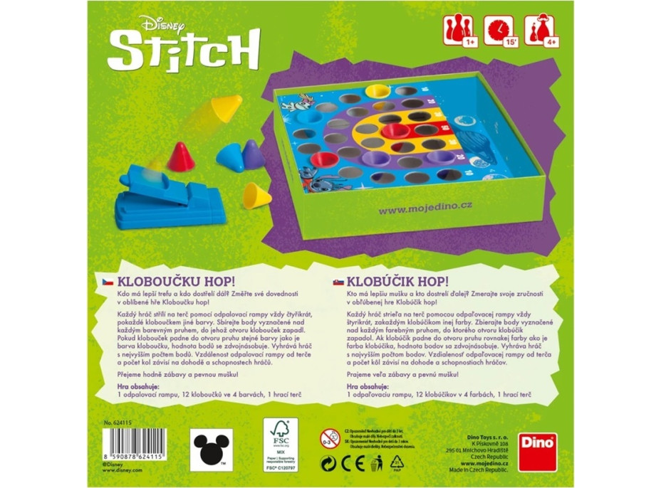 Dino Klobúčik hop – Stitch