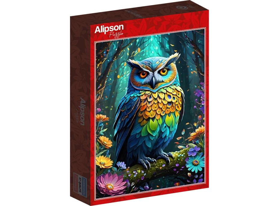 ALIPSON Puzzle Modrá sova 500 dielikov