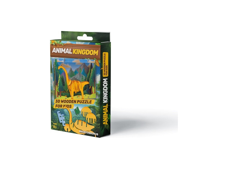 EscapeWelt 3D drevené puzzle Brontosaurus