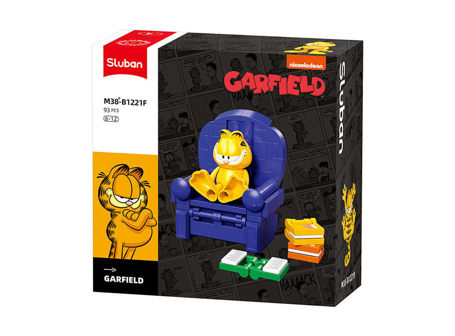 Sluban Builder M38-B1221F Garfield v kresle