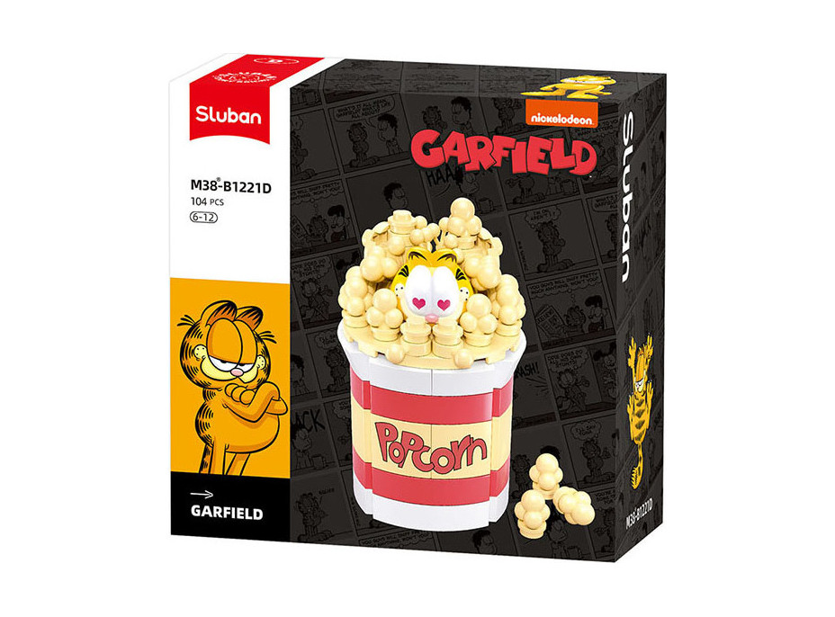 Sluban Builder M38-B1221D Garfield v popcorne