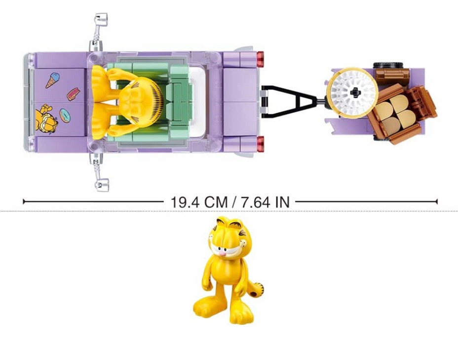 Sluban Builder M38-B1222 Garfieldova bláznivá jazda