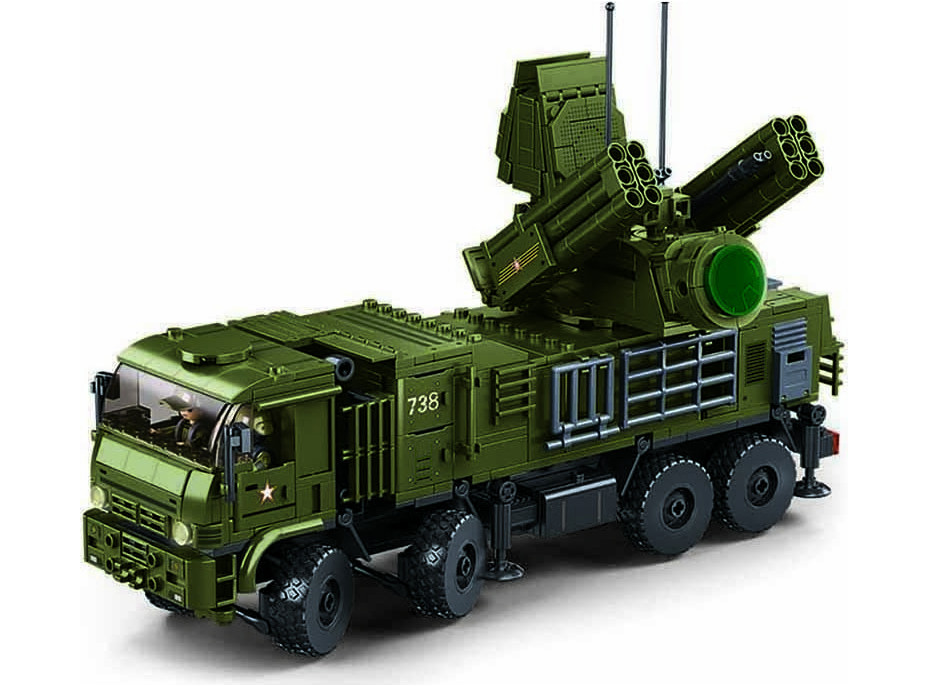 Sluban Model Bricks M38-B1252 Pantsir S1S v mierke 1:35