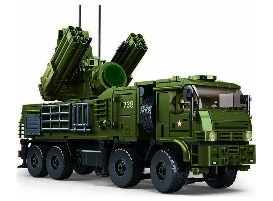 Sluban Model Bricks M38-B1252 Pantsir S1S v mierke 1:35