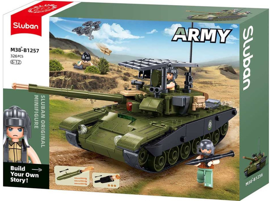 Sluban Army M38-B1257 Tank IFR T90AS