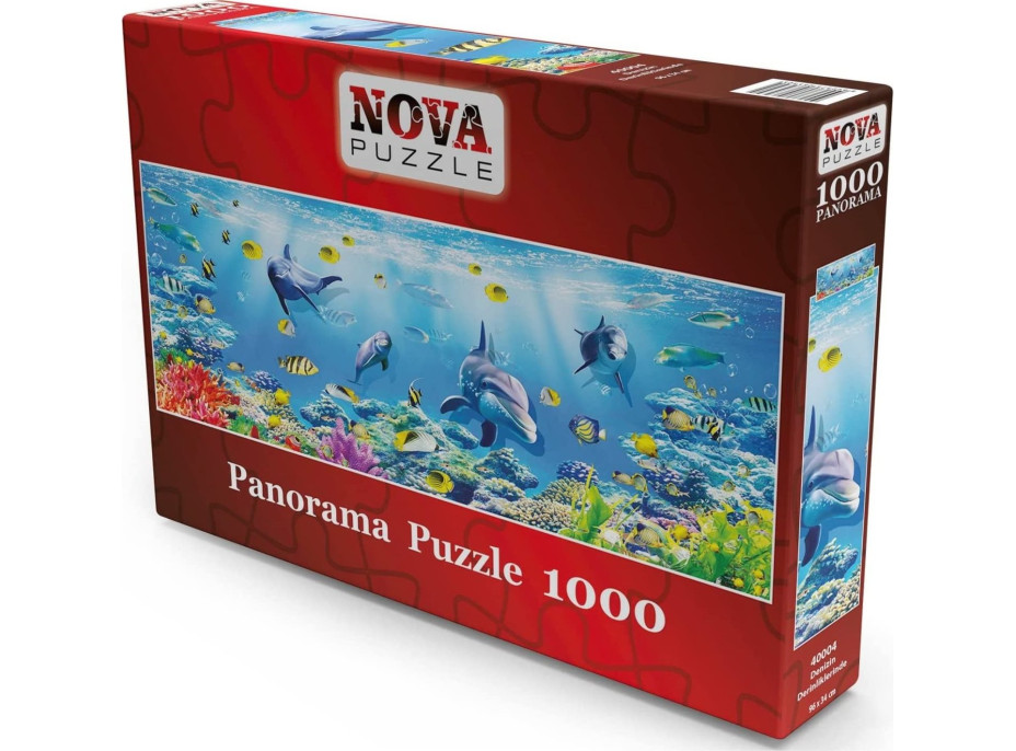 NOVA Panoramatické puzzle V hlbinách mora 1000 dielikov