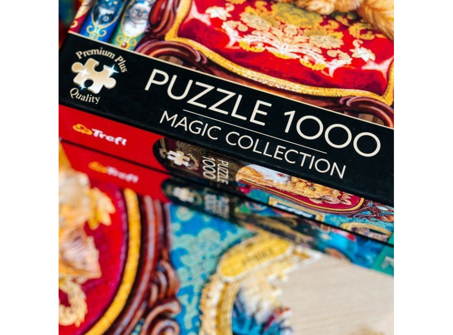 TREFL Puzzle Premium Plus Magic Collection: Mačkománia 1000 dielikov