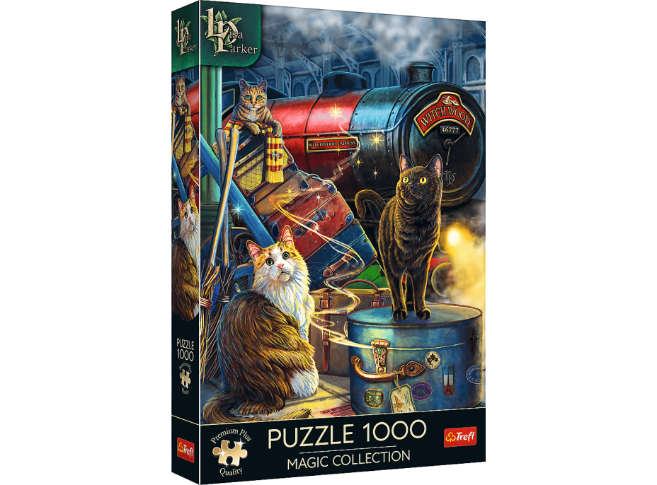 TREFL Puzzle Premium Plus Magic Collection: Witchwood Expres 1000 dielikov