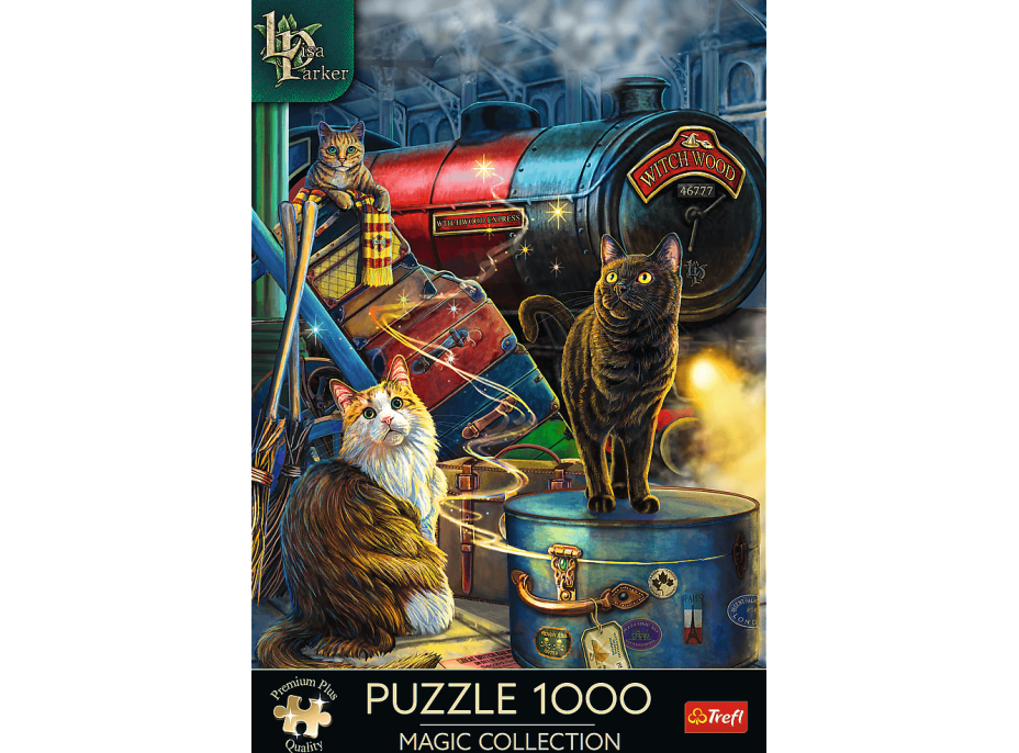 TREFL Puzzle Premium Plus Magic Collection: Witchwood Expres 1000 dielikov