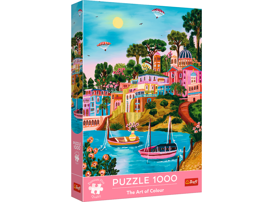 TREFL Puzzle Premium Plus Art of Colour: Syros, Grécko 1000 dielikov