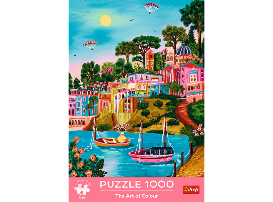 TREFL Puzzle Premium Plus Art of Colour: Syros, Grécko 1000 dielikov