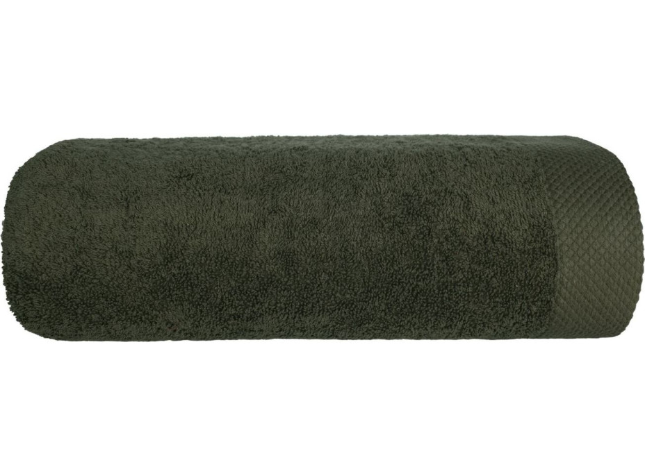 Bavlnený uterák BOHO - 70x140 cm - 500g/m2 - zelený