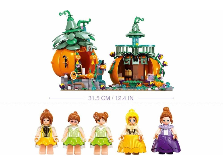 Sluban Girls Dream Pumpkin M38-B1177 Čarovná tekvicová dedinka