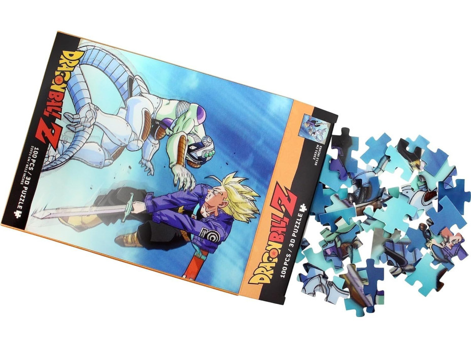 SD TOYS MERCHANDISING Puzzle Dragonball: Trunks vs Frieza 3D efekt 100 dielikov