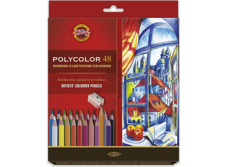 KOH-I-NOOR Umelecké pastelky Polycolor 3836 - 48 ks