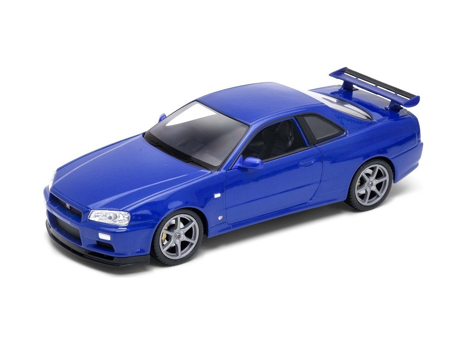 Welly Nissan Skyline GT-R - modré 1:24