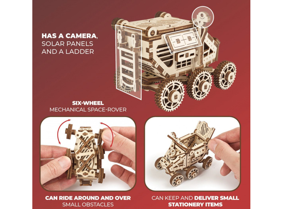 UGEARS 3D puzzle Mars Rover 95 dielikov