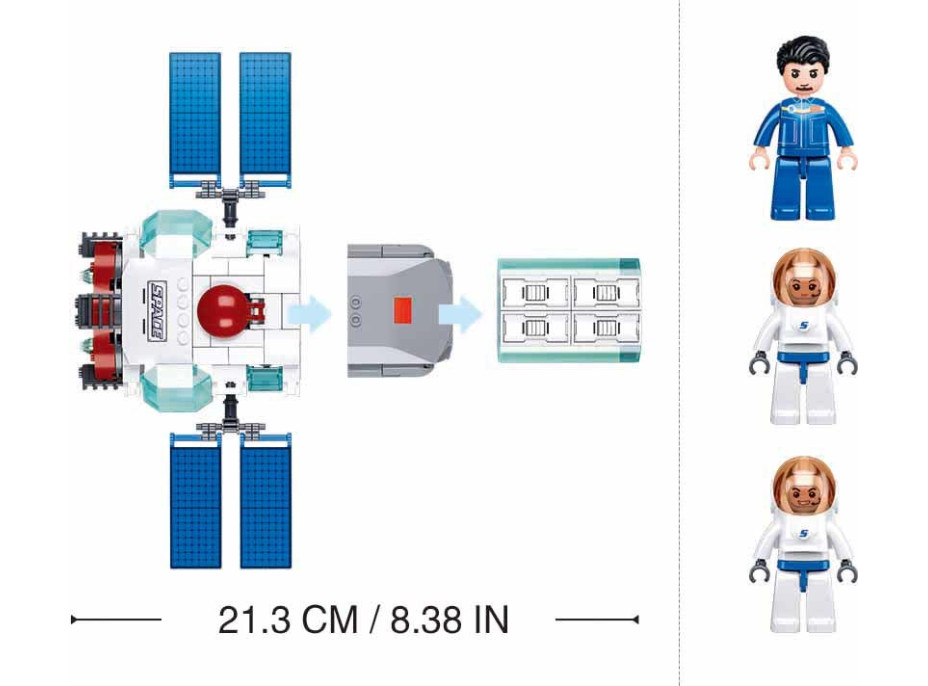 Sluban Space M38-B1198 Prípojný modul základnej stanice Dream 15