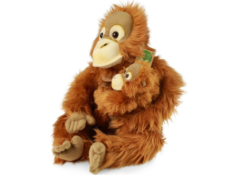 Rappa Plyšový orangutan s mláďaťom 28 cm ECO-FRIENDLY