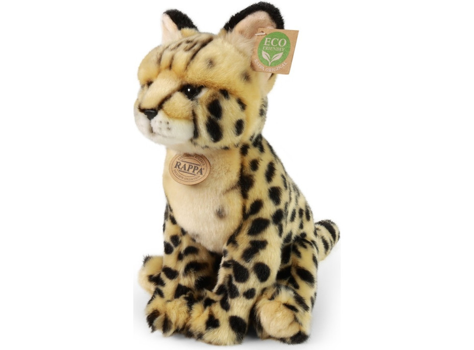 Rappa Plyšový serval 30 cm ECO-FRIENDLY