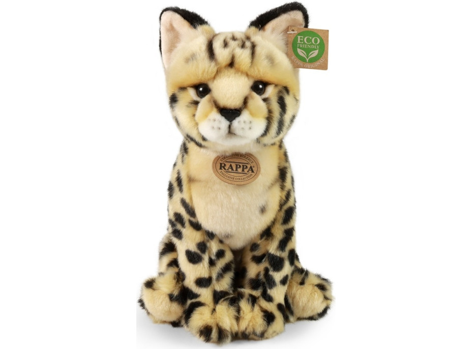 Rappa Plyšový serval 30 cm ECO-FRIENDLY