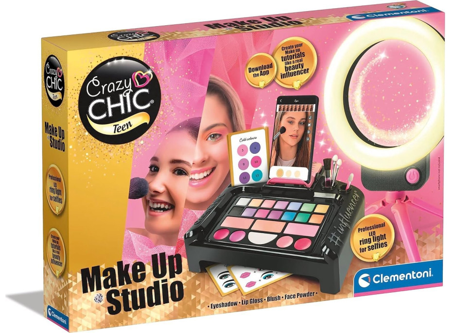 CLEMENTONI Crazy Chic Teen Make up Štúdio: Sada Influencer