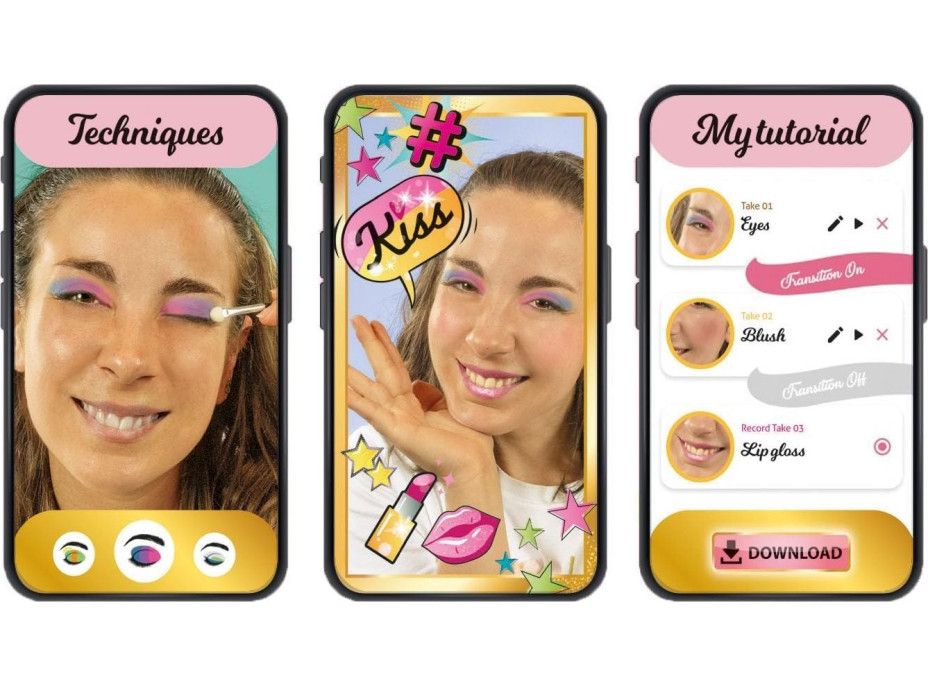 CLEMENTONI Crazy Chic Teen Make up Štúdio: Sada Influencer