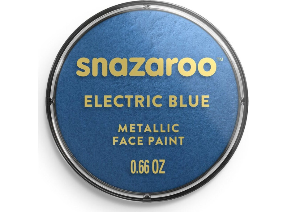 SNAZAROO Farba na tvár Metalická Modrá (Electric Blue) 18ml