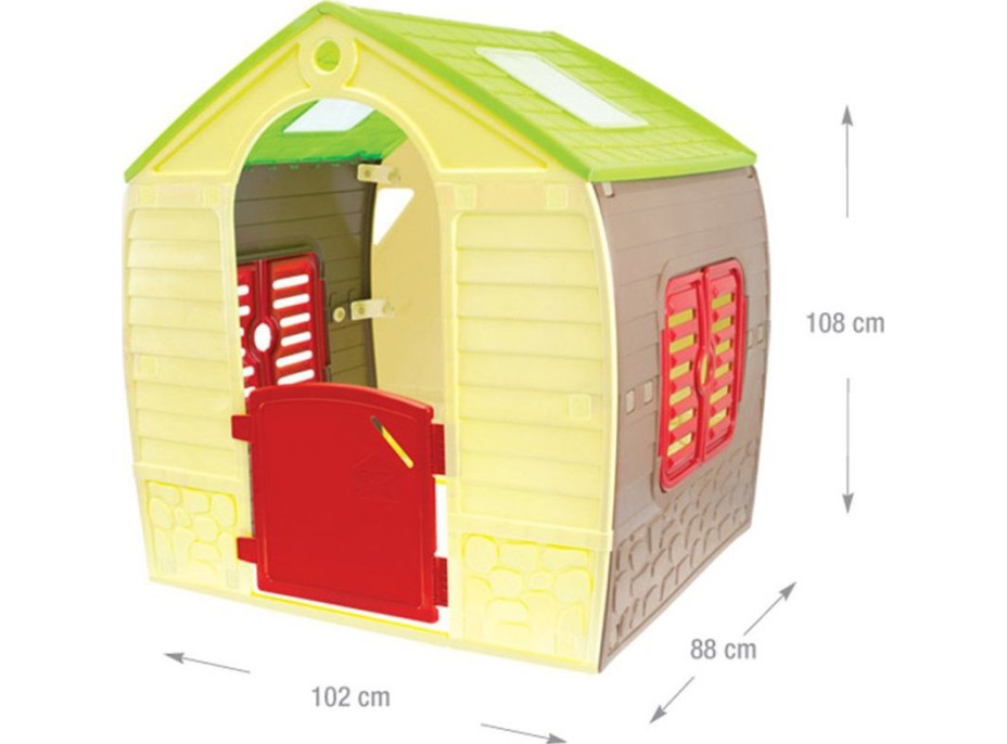 MOCHTOYS Detský záhradný domček Happy House