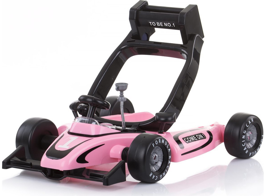 CHIPOLINO Chodítko interaktívne Car Racer 4v1 Pink