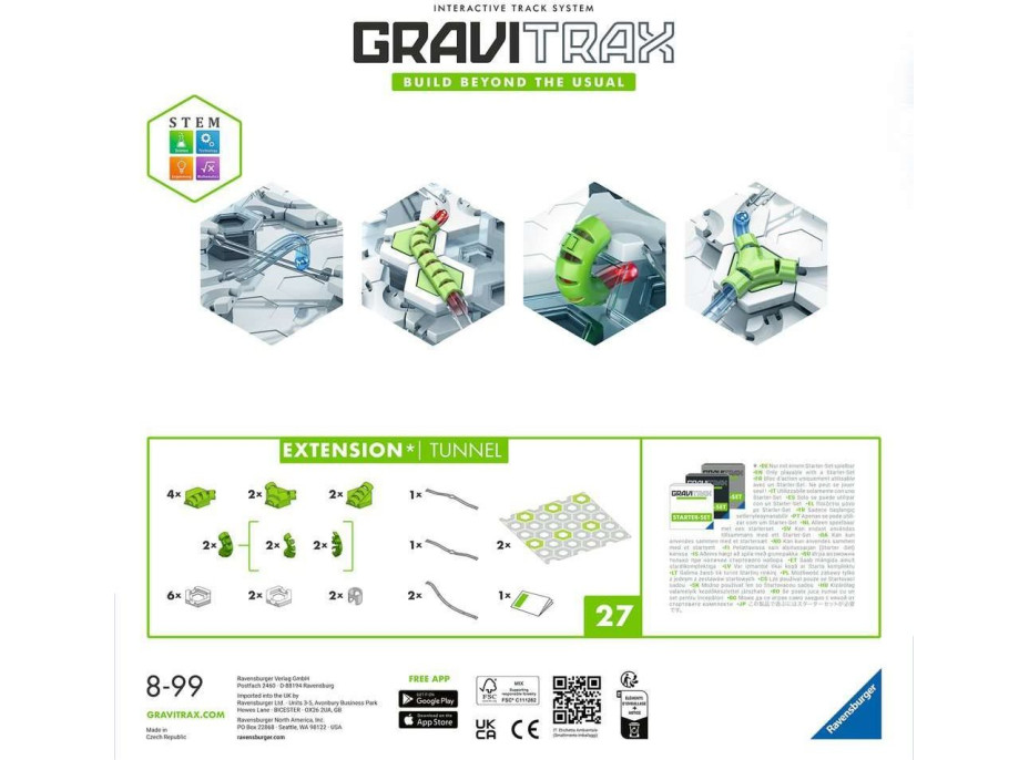 RAVENSBURGER GraviTrax Tunely