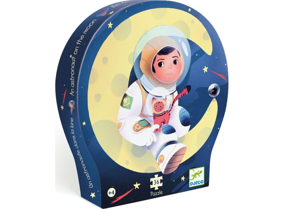 DJECO Puzzle Astronaut na mesiaci 36 dielikov