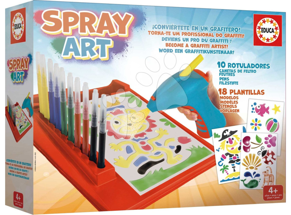 EDUCA Spray Art - kreatívna sada