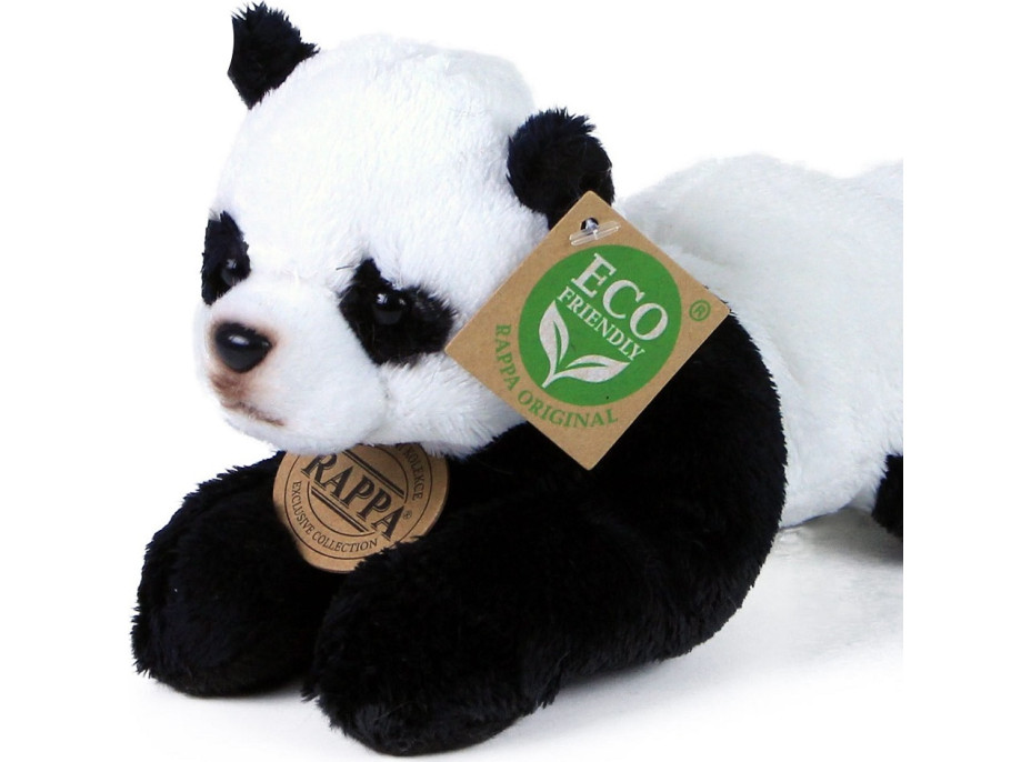 Rappa Plyšová panda ležiaca 18 cm ECO-FRIENDLY