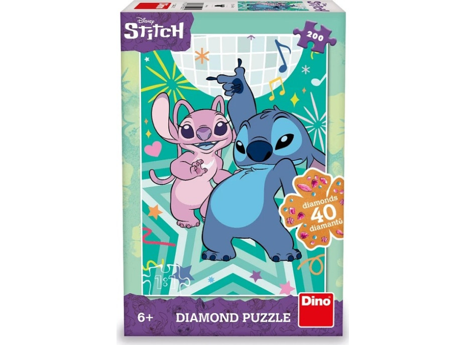 Dino Puzzle Stitch diamond 200 dielikov