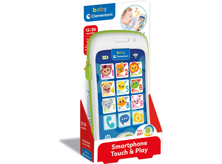 CLEMENTONI BABY Interaktívny smartphone Touch&Play