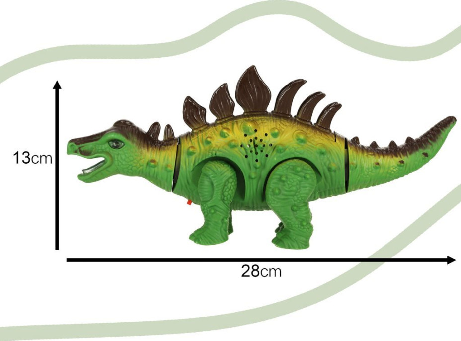 KIK Chodiaci Dinosaurus Stegosaurus so svetlami a zvukmi