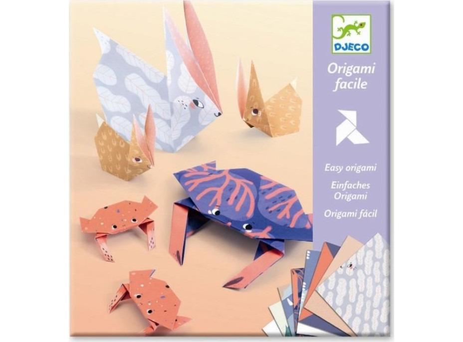 DJECO Origami Zvieracie rodinky