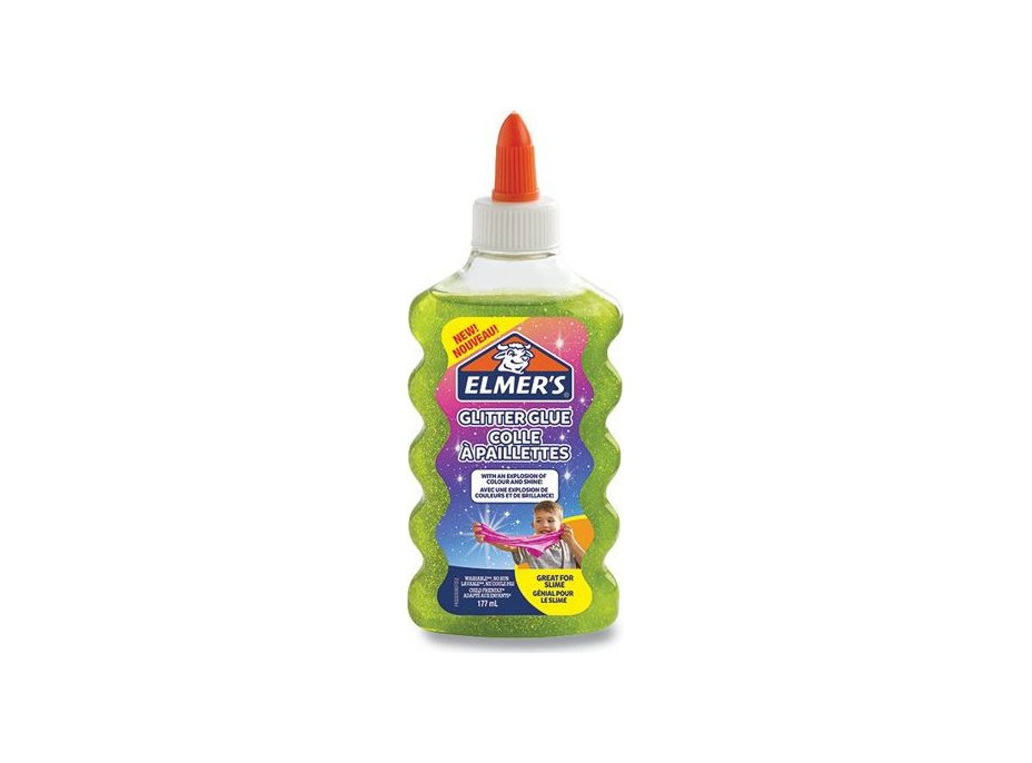 ELMER&#39;S Trblietavé lepidlo 177ml zelené