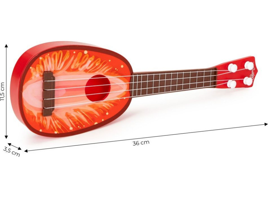 ECOTOYS Detská gitara - Jahoda