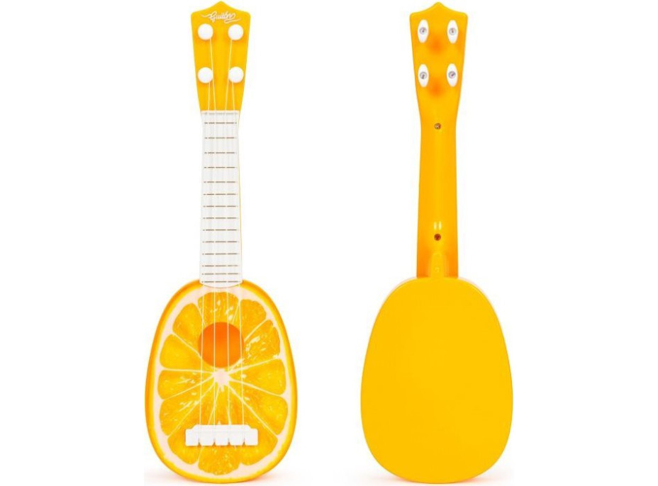 ECOTOYS Detská gitara - Pomaranč