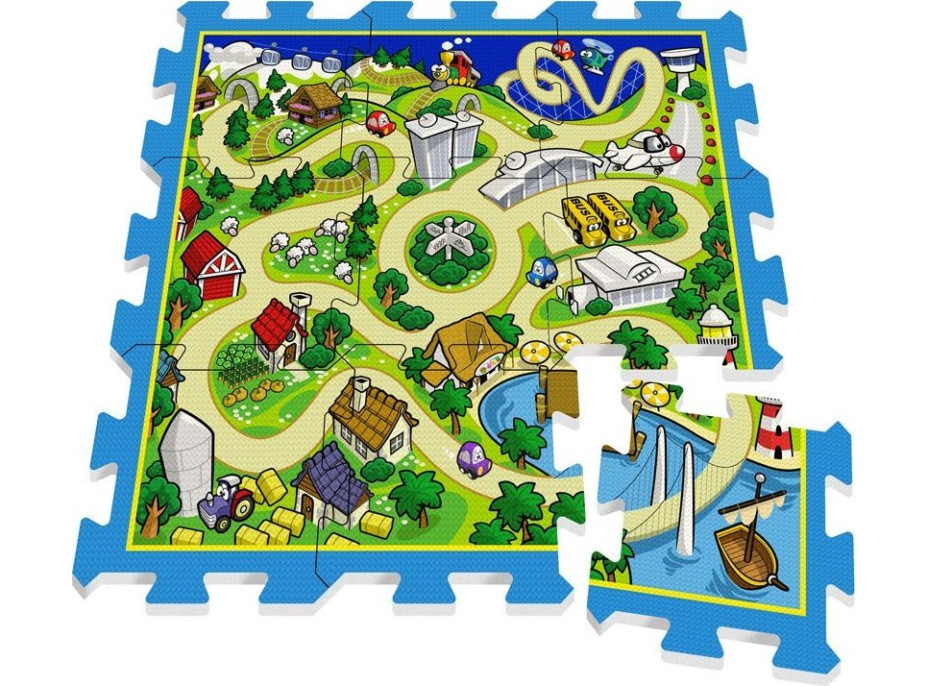 STAMP Penové puzzle Mesto a vidiek